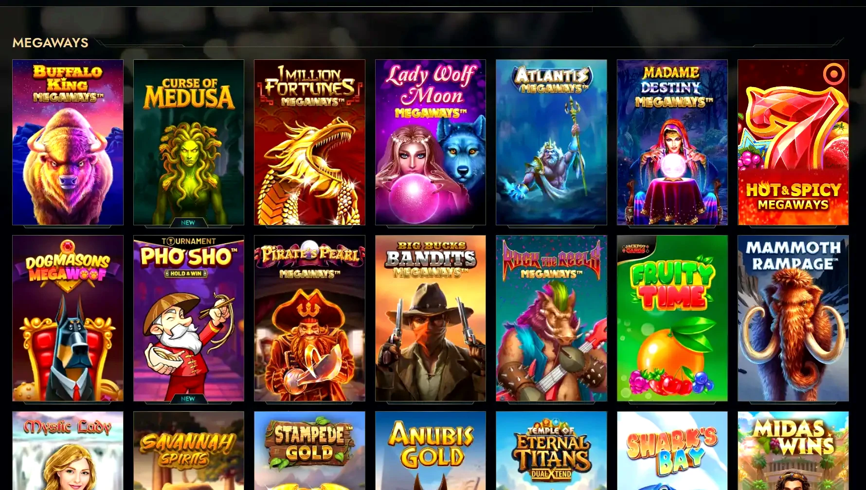 Galactic Casino rewards dashboard showing VIP levels and bonus tracking